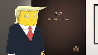 Donald Trump is no Jack Torrance in this animated parody of <i>The Shining</i>